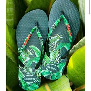 HAVAIANAS SLIM SENSATION GREEN OLIVE